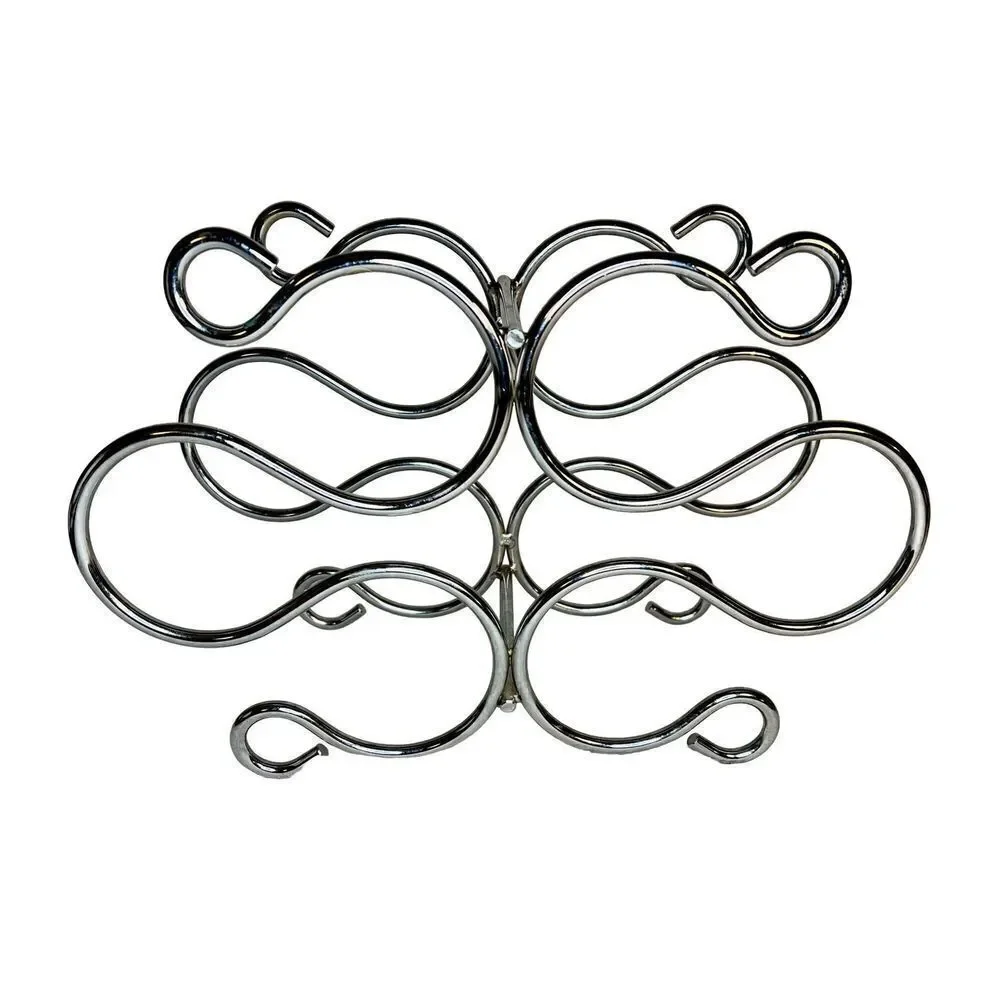 Mid Century Modern Chrome Wine Holder